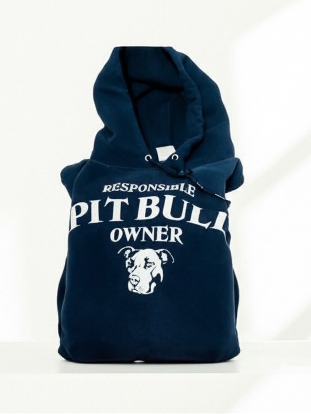 Jerzees Black Pit Bull Owner Hoodie